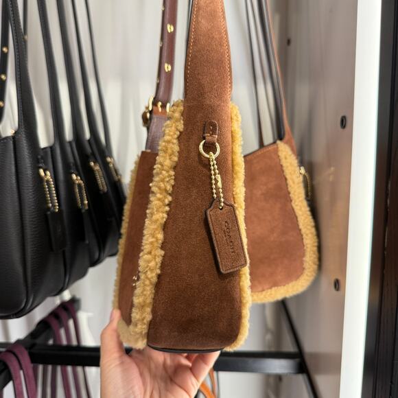 Coach CDC41 Hadley Mini Crossbody Bag Vintage Brown Multi - Picture 2 of 9